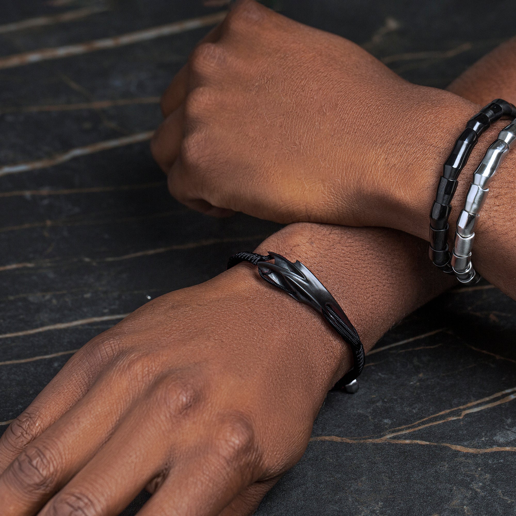 Tyne Bracelet with Macrame — Large
